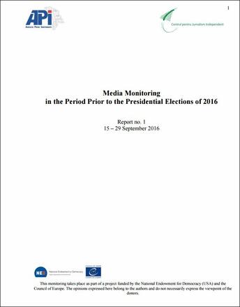 Moldova: Media monitoring during elections