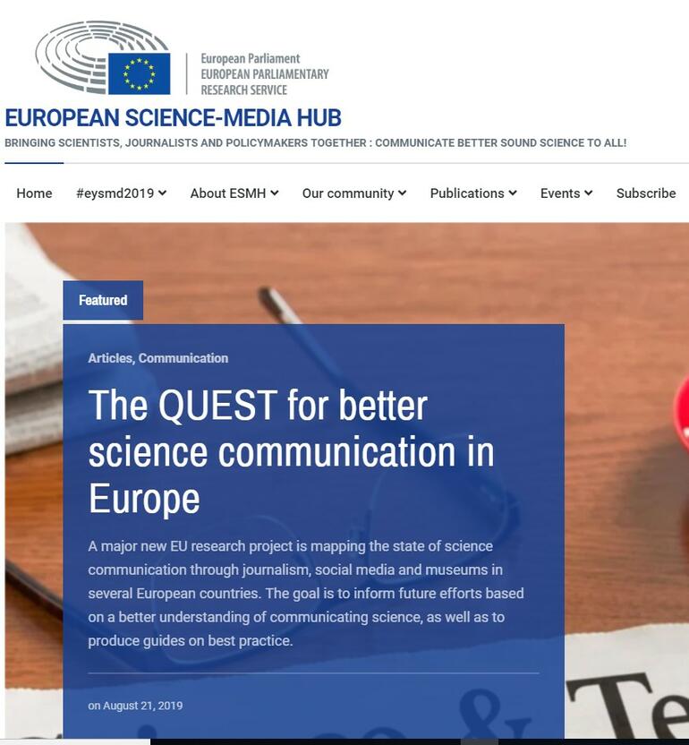 European Science-Media Hub (ESMH)
