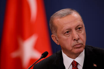 Turkish President Recep Tayyip Erdogan. Credits Sasa Dzambic Photography via Shutterstock  