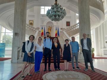 MFRR delegation during the advocacy mission in Romania MFRR delegation during the advocacy mission in Romania