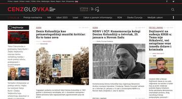 Cenzolovka, Serbian portal dedicated to media freedom