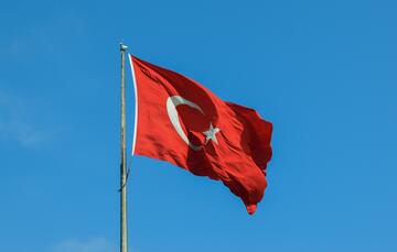 Turkish flag. ﻿Credits: Tarik Haiga via Unsplash