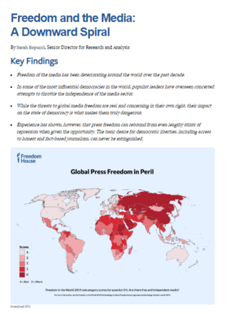 Freedom and the Media: a Downward Spiral