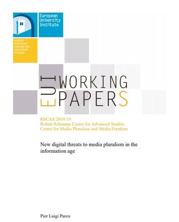 New digital threats to media pluralism in the information age