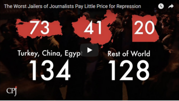 Record number of jailed journalists in 2017