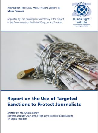 Report on the Use of Targeted Sanctions to Protect Journalists Report on the Use of Targeted Sanctions to Protect Journalists