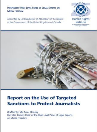 Report on the Use of Targeted Sanctions to Protect Journalists