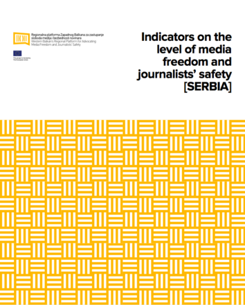 Indicators for the level of media freedom and journalists’ safety (Serbia)