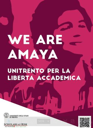“We are Amaya”. Advocacy for Academic Freedom “We are Amaya”. Advocacy for Academic Freedom