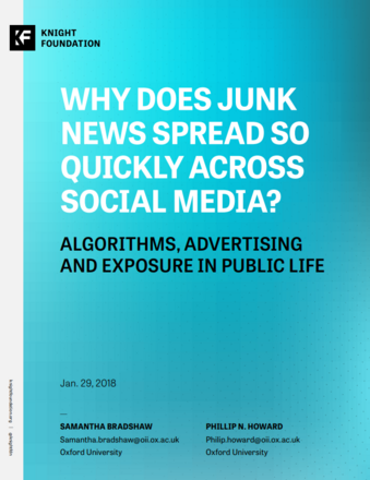 Why Does Junk News Spread So Quickly Across Social Media?