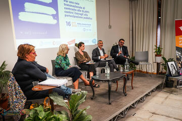 Roundtable speakers. Credits: OBCT - Paolo Martino