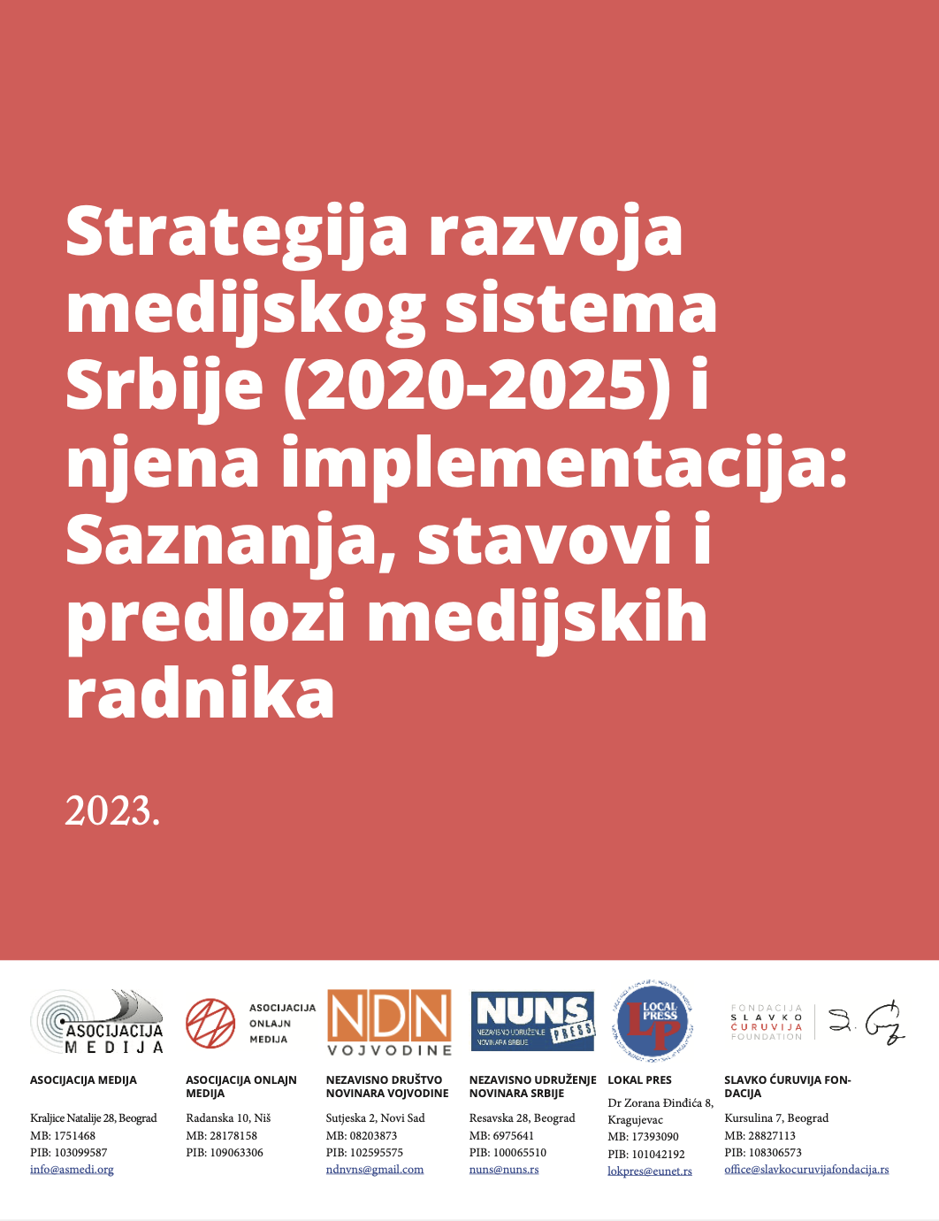 Strategy for the development of the Serbian media system (2020-2025 ...