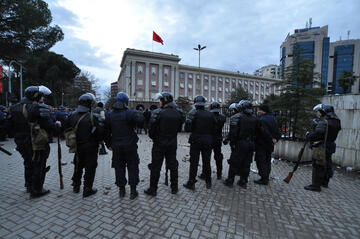 Albanian police