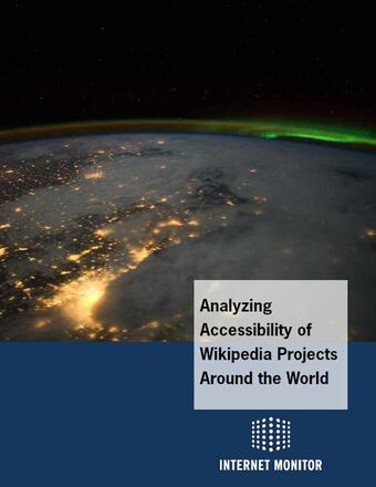 Analyzing accessibility of Wikipedia projects around the world