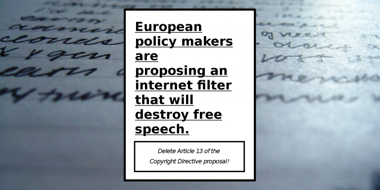 EDRI against the #CensorshipMachine EDRI against the #CensorshipMachine