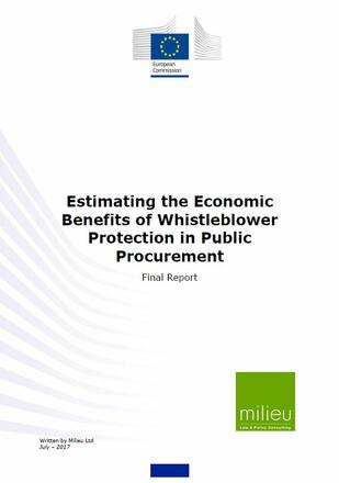 Estimating the Economic Benefits of Whistleblower Protection in Public Procurement