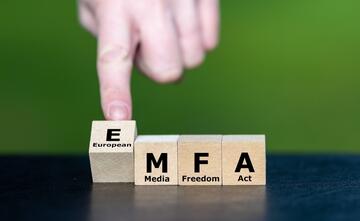 Cubes form the abbreviation EMFA Cubes form the abbreviation EMFA