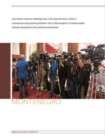 Montenegro: IREX Media Sustainability Index 2017