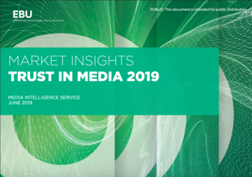 EBU - Trust in Media 2019 EBU - Trust in Media 2019