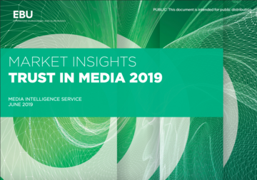 EBU - Trust in Media 2019